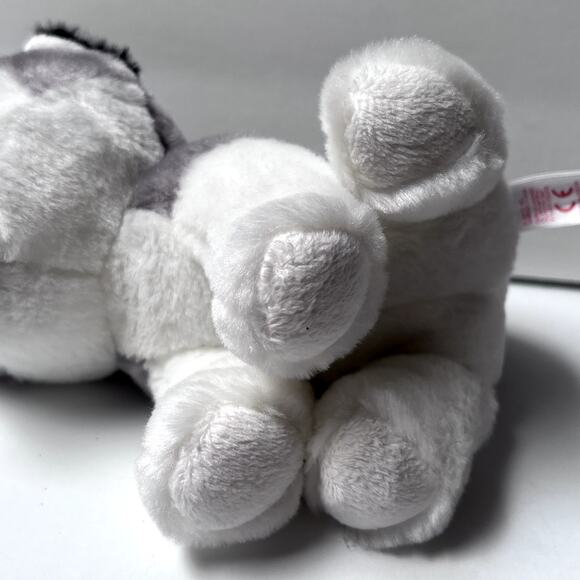 Ty Beanie Boo Plush Gray Siberian Husky Dog Large 6” Stuffed Animal - Picture 5 of 5